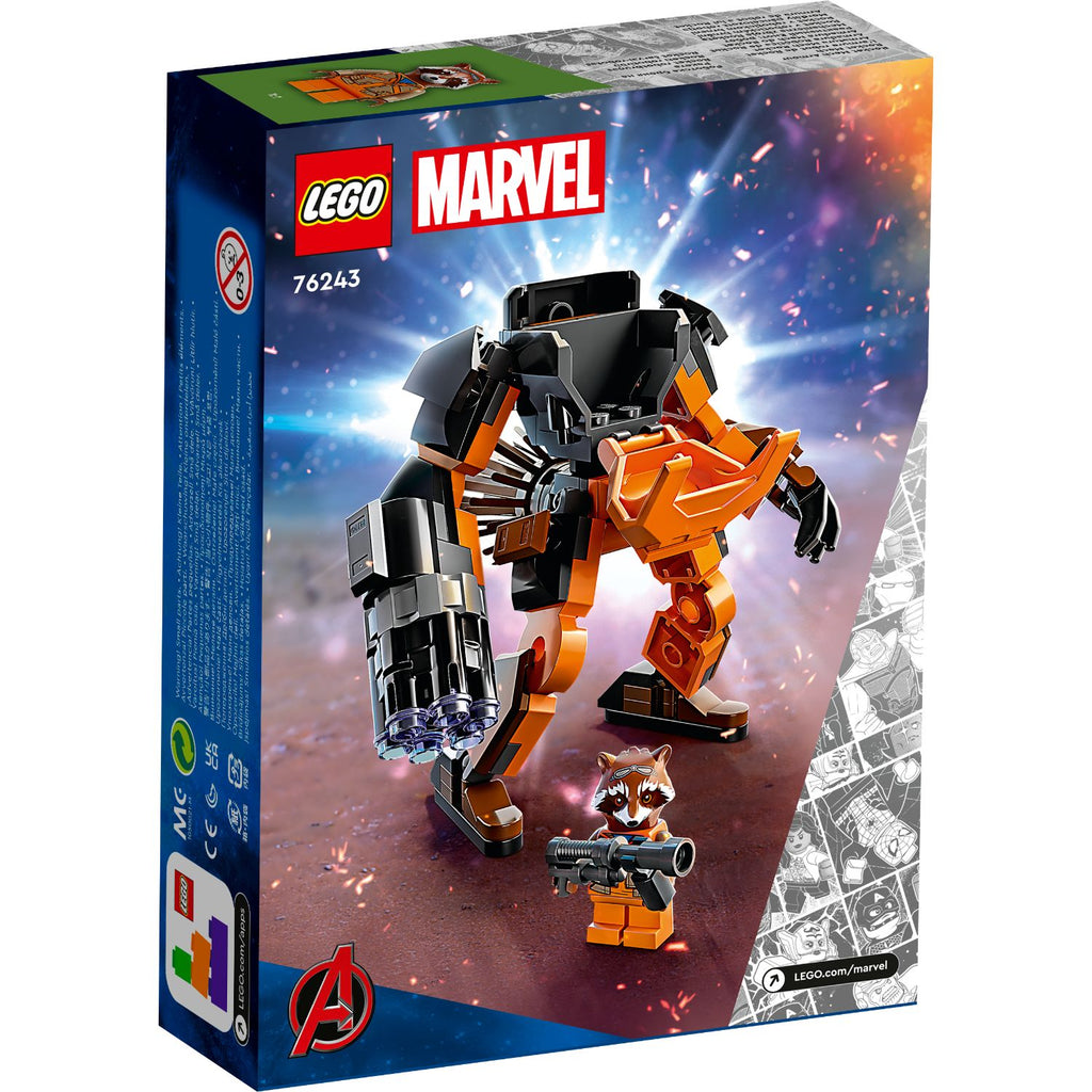 LEGO® Marvel Rocket Mech Armor Mô Hình Robot Chiến Đấu 76243 - Hình ảnh bổ sung 10