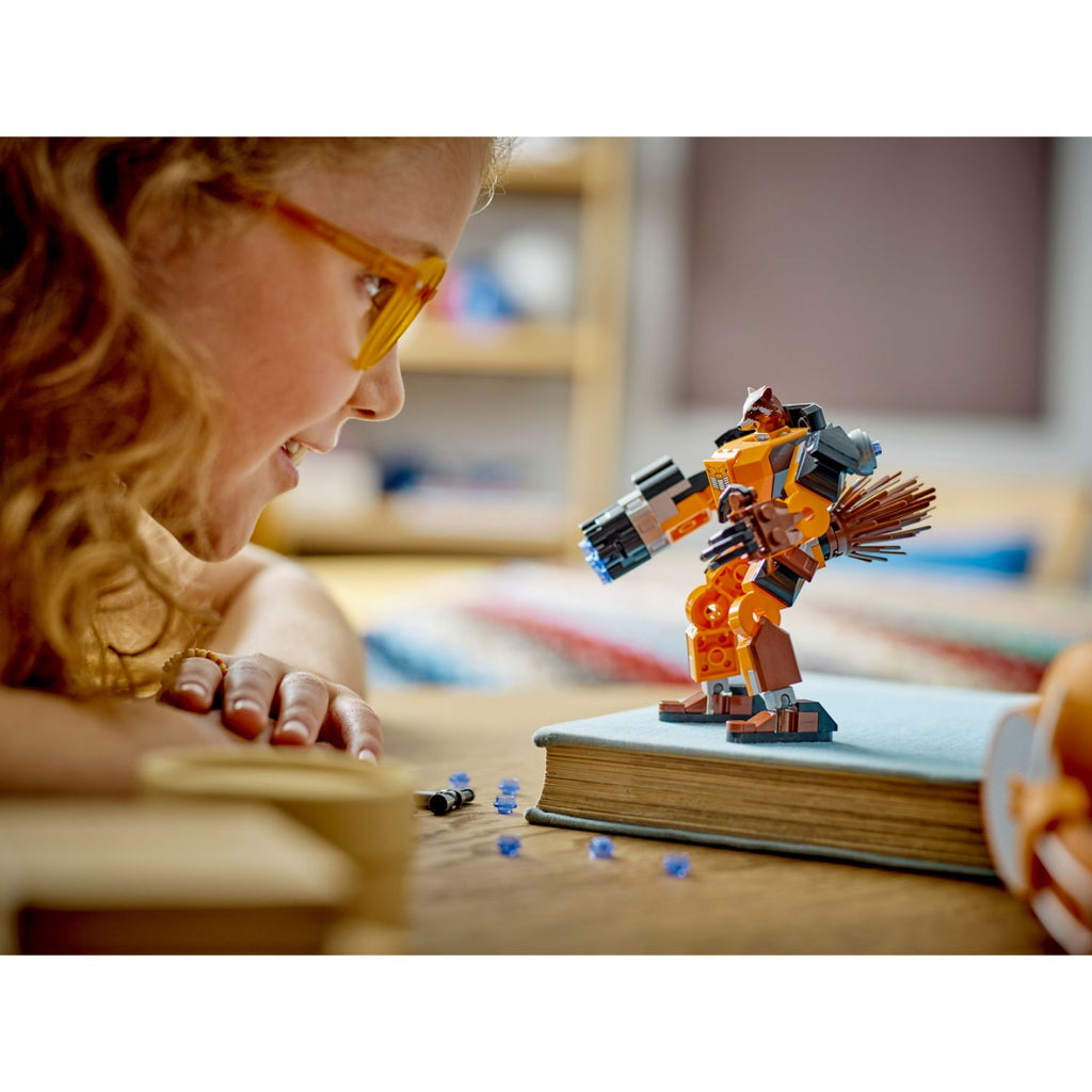 LEGO® Marvel Rocket Mech Armor Mô Hình Robot Chiến Đấu 76243 - Hình ảnh bổ sung 8
