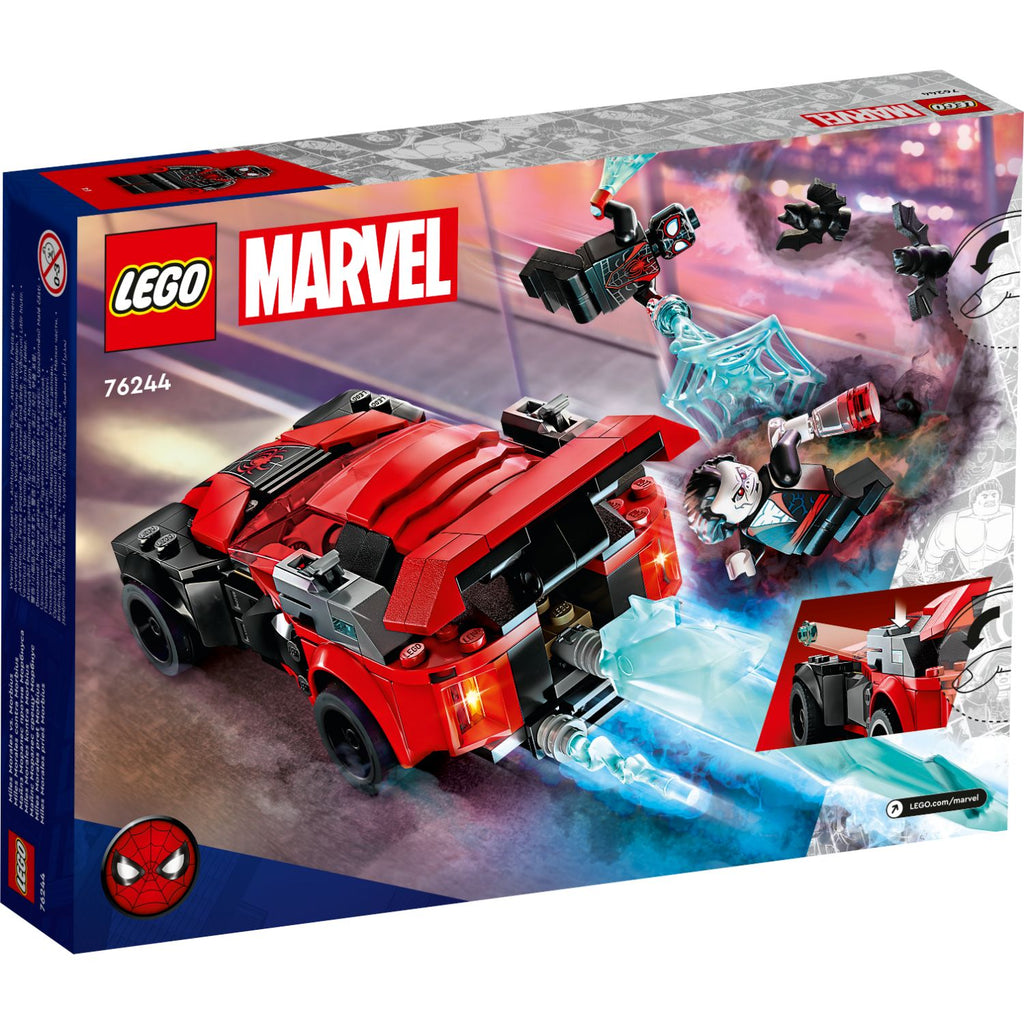LEGO® Marvel Miles Morales vs. Morbius - Đồ Chơi Lắp Ráp Siêu Xe Người Nhện - LEGO 76244 LEGO - Lego