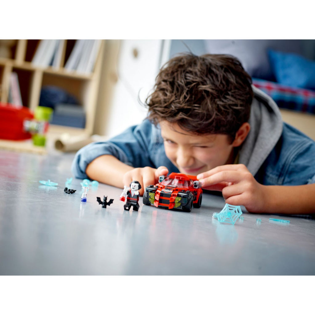 LEGO® Marvel Miles Morales vs. Morbius - Đồ Chơi Lắp Ráp Siêu Xe Người Nhện - LEGO 76244 - Hình ảnh bổ sung 6