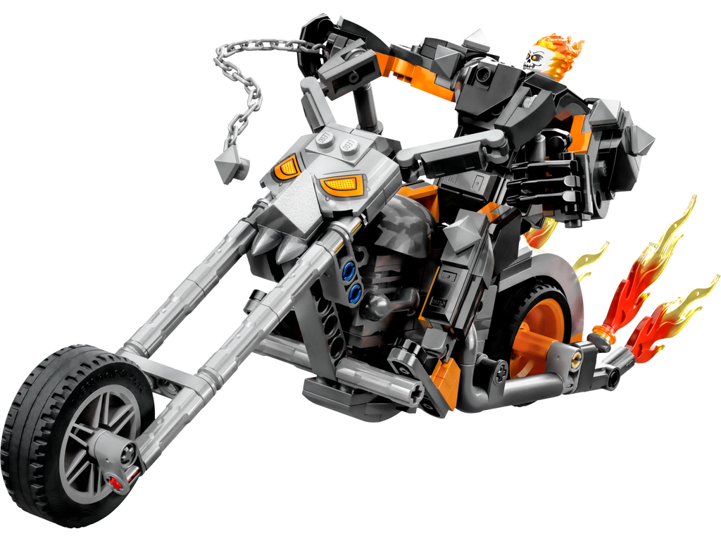 LEGO® Marvel Ghost Rider Mech & Bike - Bộ lắp ráp Robot và Xe mô tô - LEGO 76245 - Hình ảnh chi tiết 2
