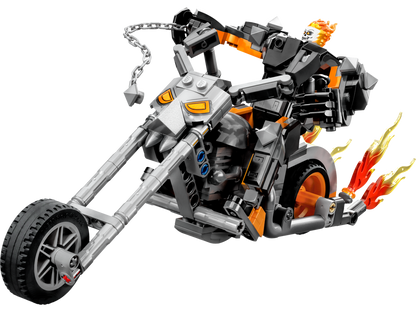 LEGO® Marvel Ghost Rider Mech & Bike - Bộ lắp ráp Robot và Xe mô tô - LEGO 76245 - Hình ảnh chi tiết 2