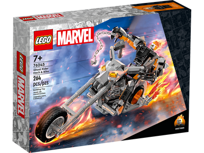 LEGO® Marvel Ghost Rider Mech & Bike - Bộ lắp ráp Robot và Xe mô tô - LEGO 76245 - Hình ảnh sản phẩm