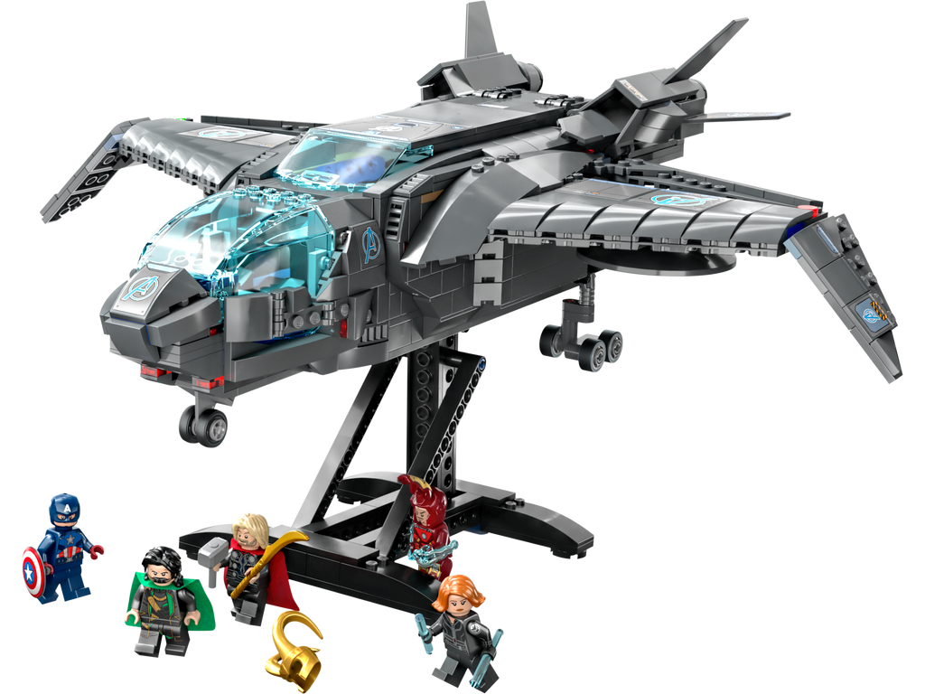 LEGO® Marvel The Avengers Quinjet - Mô hình Máy bay Chiến đấu Siêu anh hùng - LEGO 76248 - Hình ảnh chi tiết 2