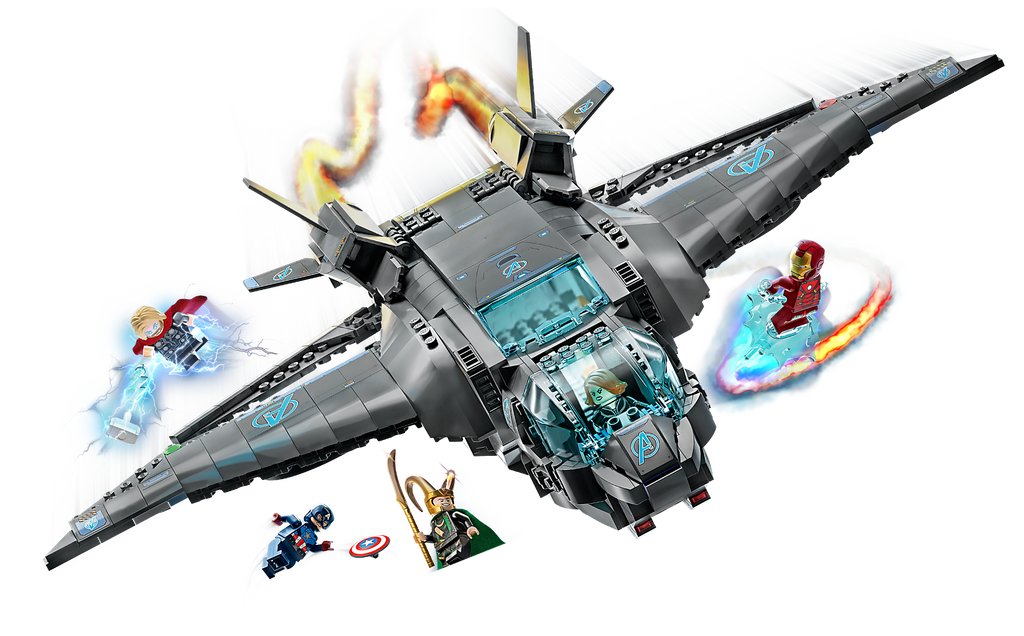 LEGO® Marvel The Avengers Quinjet - Mô hình Máy bay Chiến đấu Siêu anh hùng - LEGO 76248 - Hình ảnh bổ sung 4