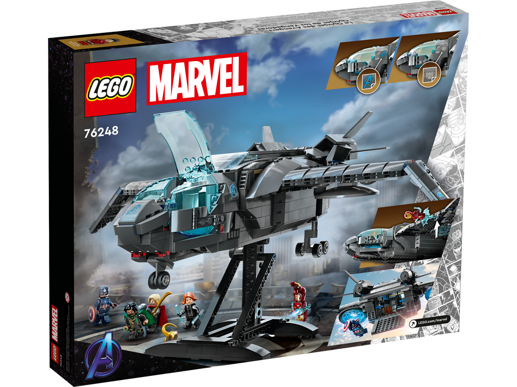 LEGO® Marvel The Avengers Quinjet - Mô hình Máy bay Chiến đấu Siêu anh hùng - LEGO 76248 - Hình ảnh bổ sung 6