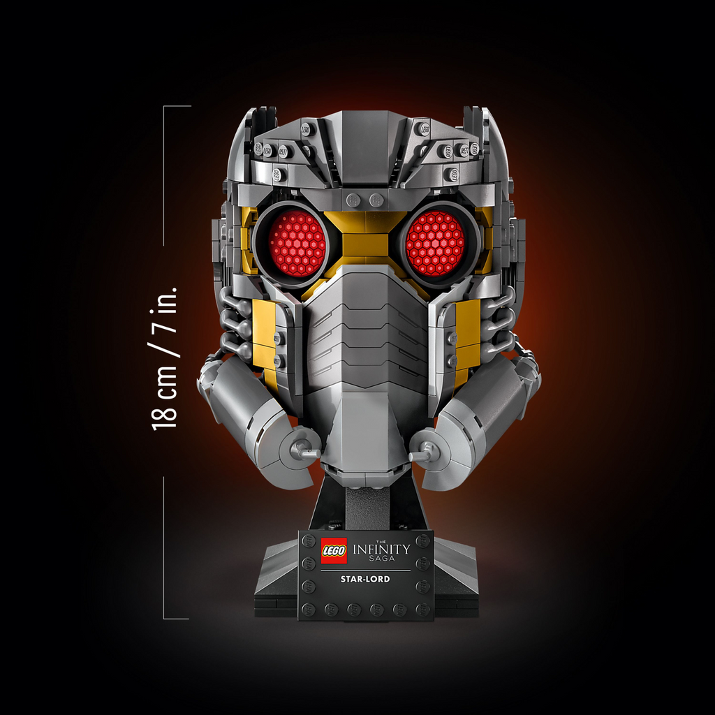 LEGO® Marvel Star-Lord’s Helmet - Mô hình Nón Bảo Hiểm Marvel - LEGO 76251 - Hình ảnh bổ sung 4