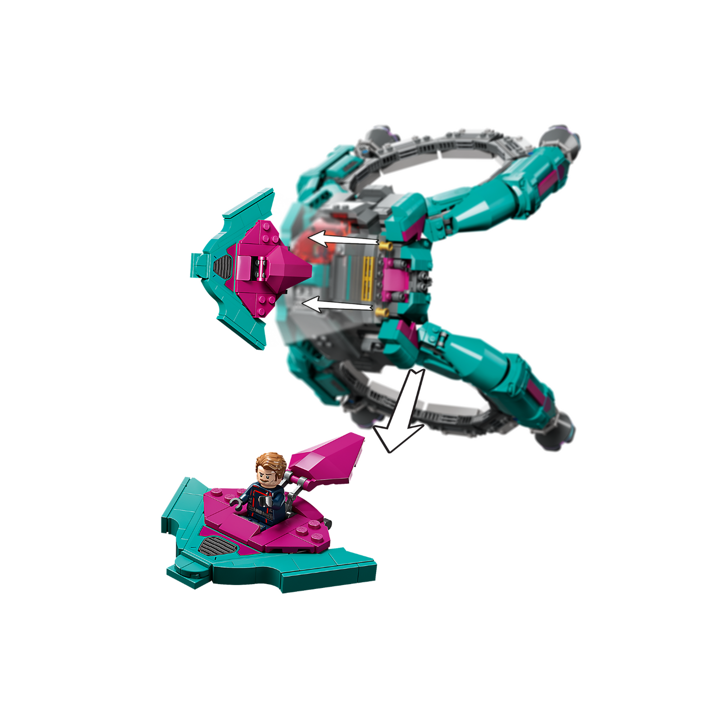 LEGO® Marvel The New Guardians’ Ship (76255) - Mô Hình Phi Thuyền Vệ Binh Dải Ngân Hà - LEGO Marvel - Hình ảnh bổ sung 5