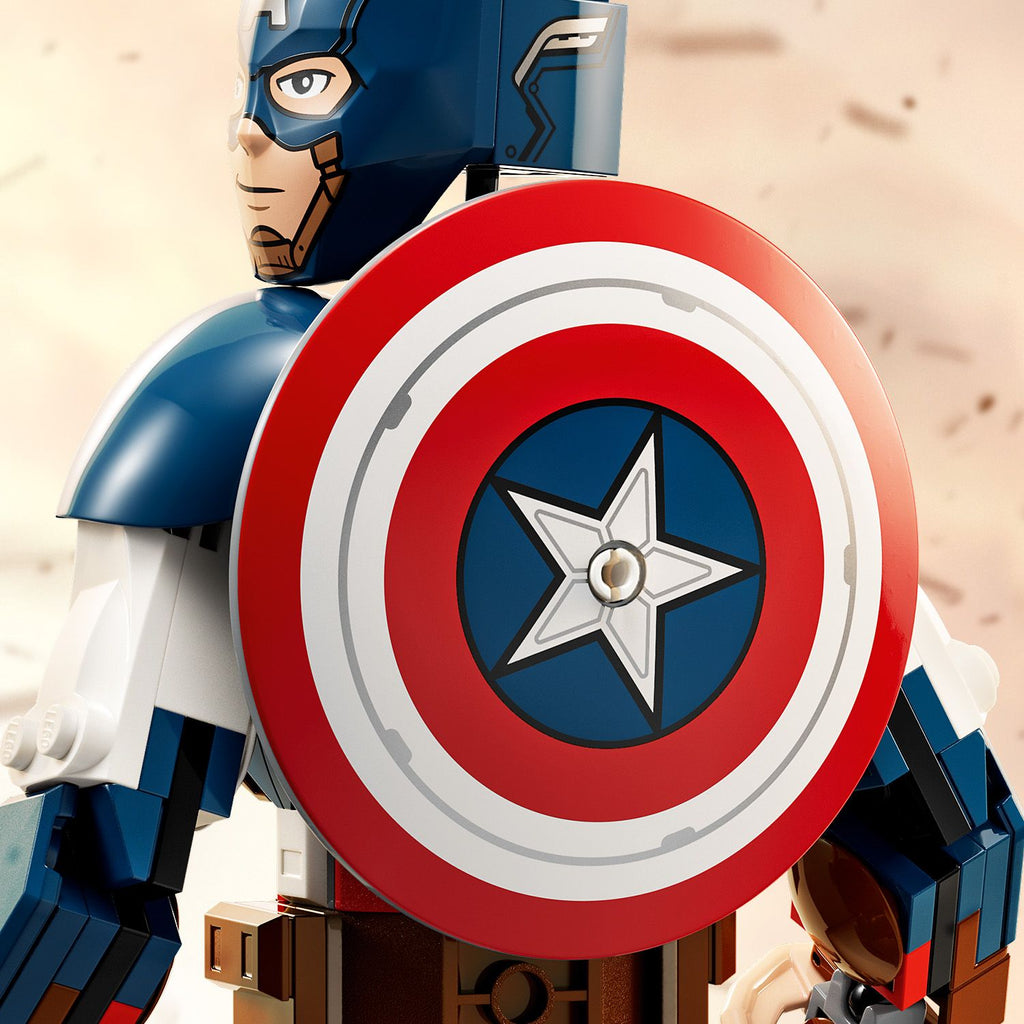LEGO® Marvel Captain America Construction Figure - Mô hình lắp ráp Đội trưởng Mỹ - LEGO 76258 - Hình ảnh bổ sung 7