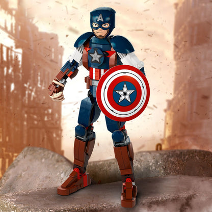 LEGO® Marvel Captain America Construction Figure - Mô hình lắp ráp Đội trưởng Mỹ - LEGO 76258 - Hình ảnh bổ sung 8