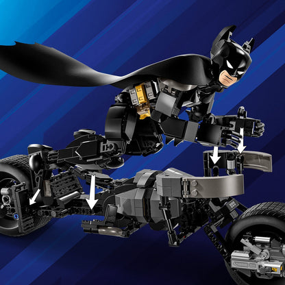 LEGO® DC Batman™: Batman Construction Figure & the Bat-Pod Bike - Mô Hình Lắp Ráp Siêu Anh Hùng Batman & Xe Bat-Pod - LEGO 76273 - Hình ảnh bổ sung 5