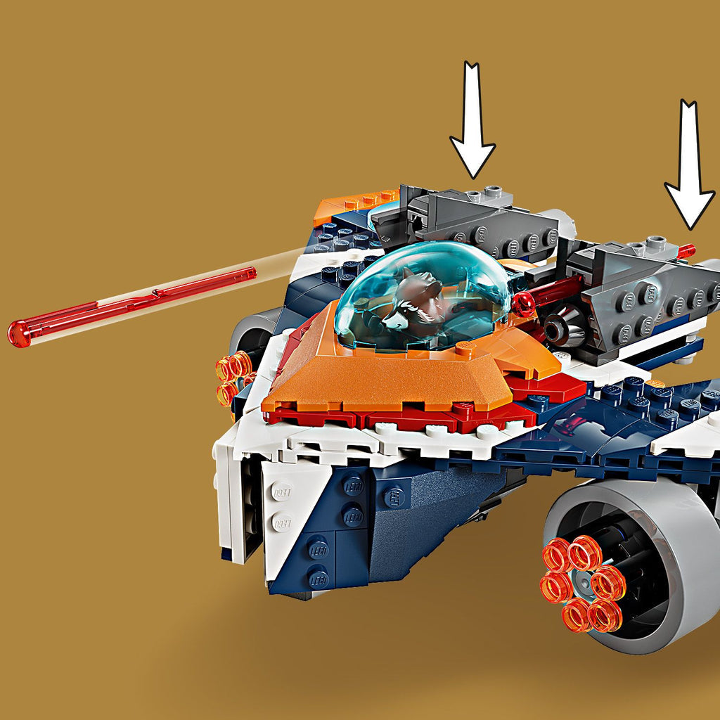 LEGO® Marvel Rocket’s Warbird vs. Ronan - Mô hình Phi thuyền Guardians of the Galaxy 76278 - Hình ảnh bổ sung 7