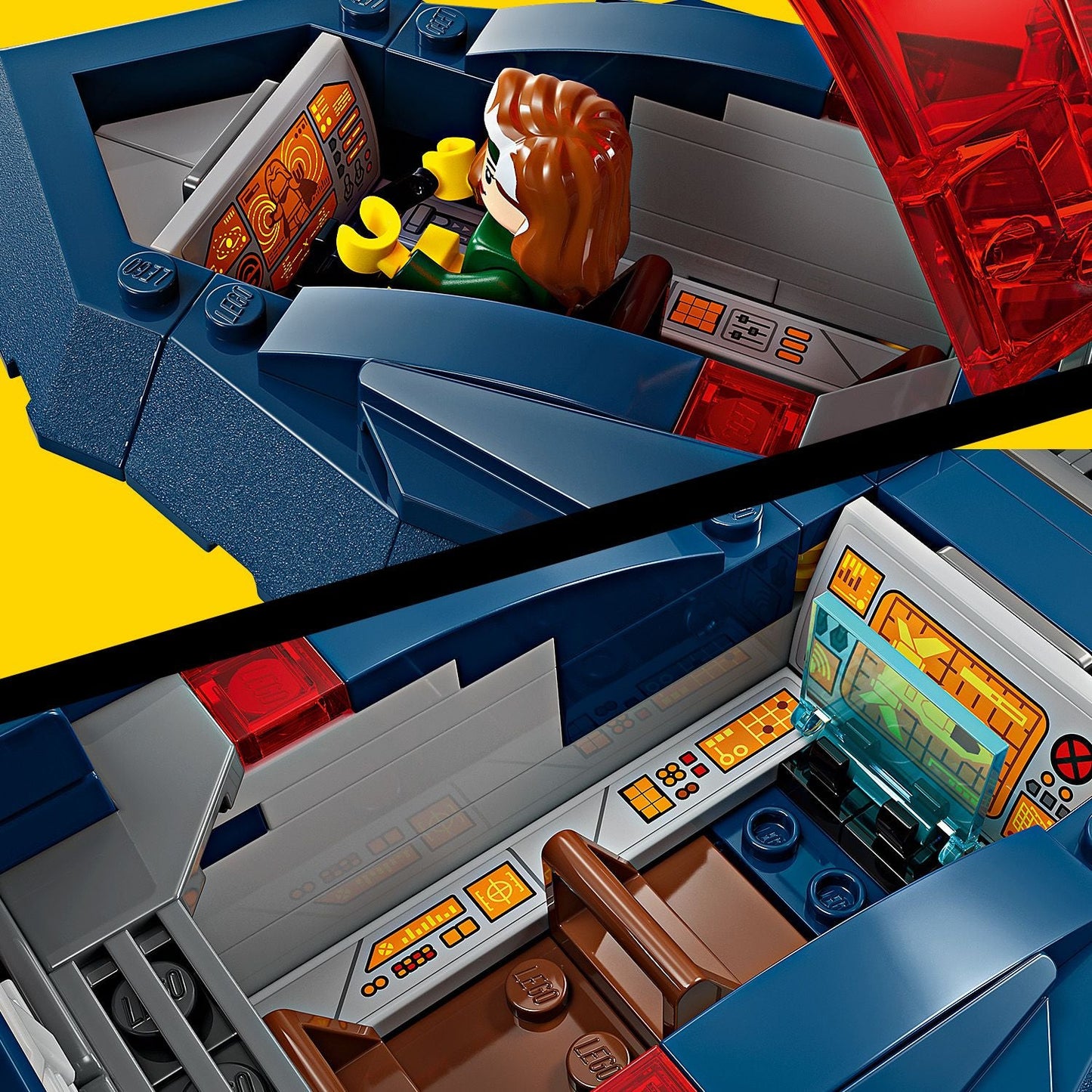 LEGO® Marvel X-Men X-Jet Đồ Chơi Lắp Ráp Máy Bay Chiến Đấu LEGO 76281