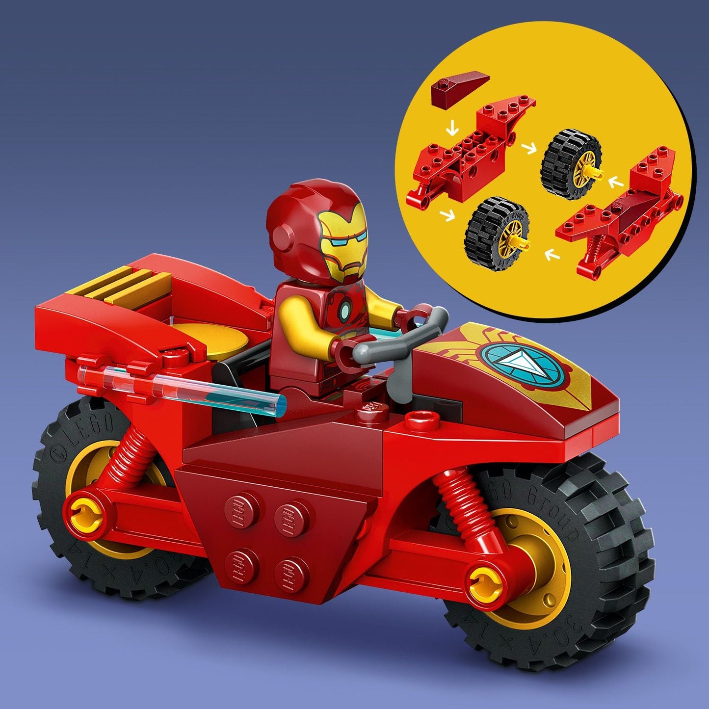LEGO® Marvel Iron Man with Bike and The Hulk - Đồ Chơi Lắp Ráp Siêu Anh Hùng Avengers - LEGO 76287 - Hình ảnh bổ sung 7