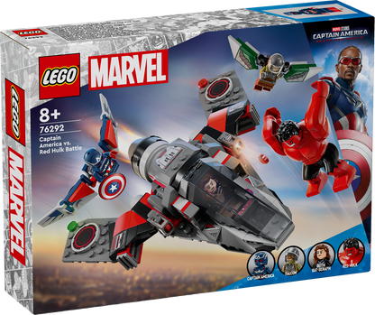 LEGO® Marvel Captain America vs. Red Hulk Battle - Đồ Chơi Lắp Ráp Máy Bay Phản Lực Siêu Anh Hùng LEGO 76292 - Hình ảnh sản phẩm