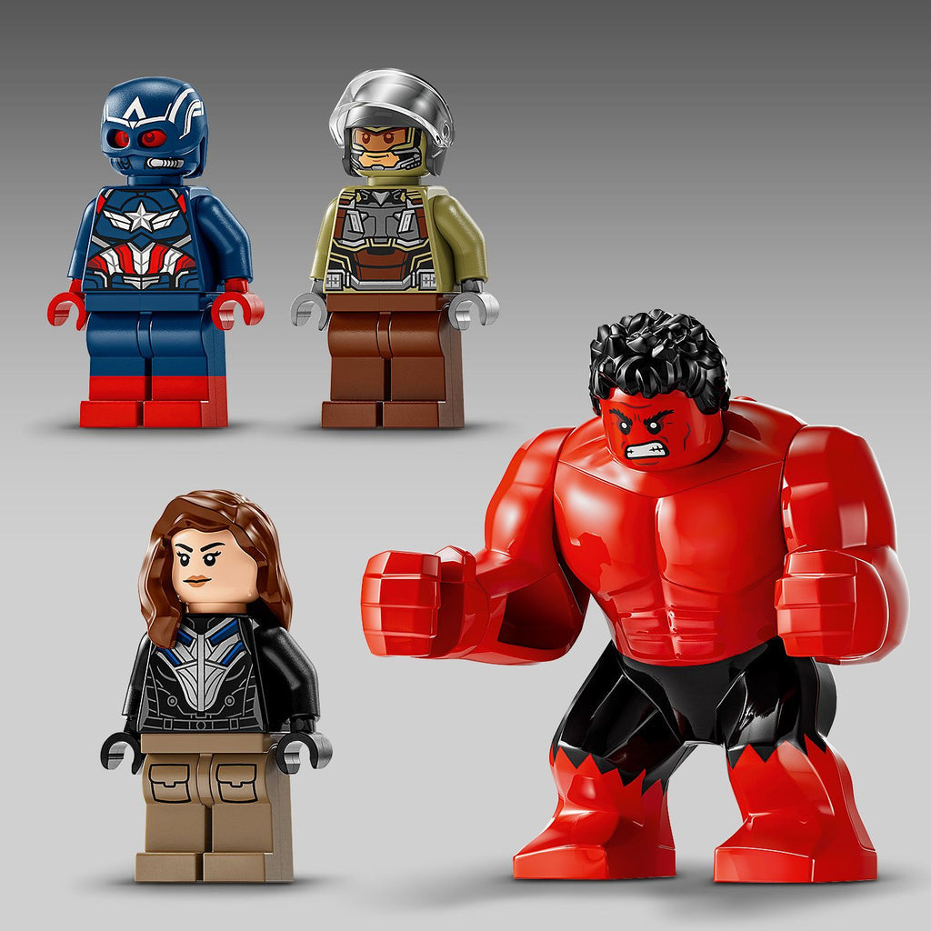 LEGO® Marvel Captain America vs. Red Hulk Battle - Đồ Chơi Lắp Ráp Máy Bay Phản Lực Siêu Anh Hùng LEGO 76292 - Hình ảnh bổ sung 5