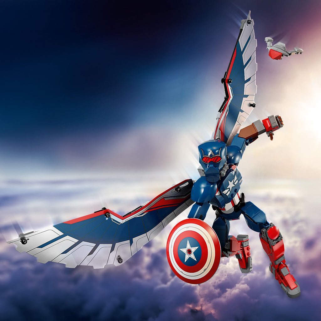 LEGO® Marvel New Captain America Construction Figure - Mô hình lắp ráp nhân vật Captain America - LEGO 76296 - Hình ảnh bổ sung 5