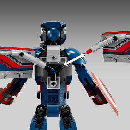 LEGO® Marvel New Captain America Construction Figure - Mô hình lắp ráp nhân vật Captain America - LEGO 76296 - Hình ảnh bổ sung 6