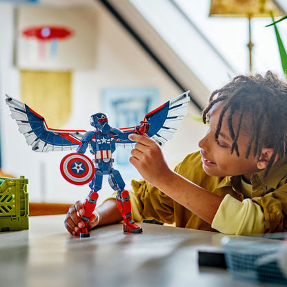 LEGO® Marvel New Captain America Construction Figure - Mô hình lắp ráp nhân vật Captain America - LEGO 76296 - Góc nhìn khác 3
