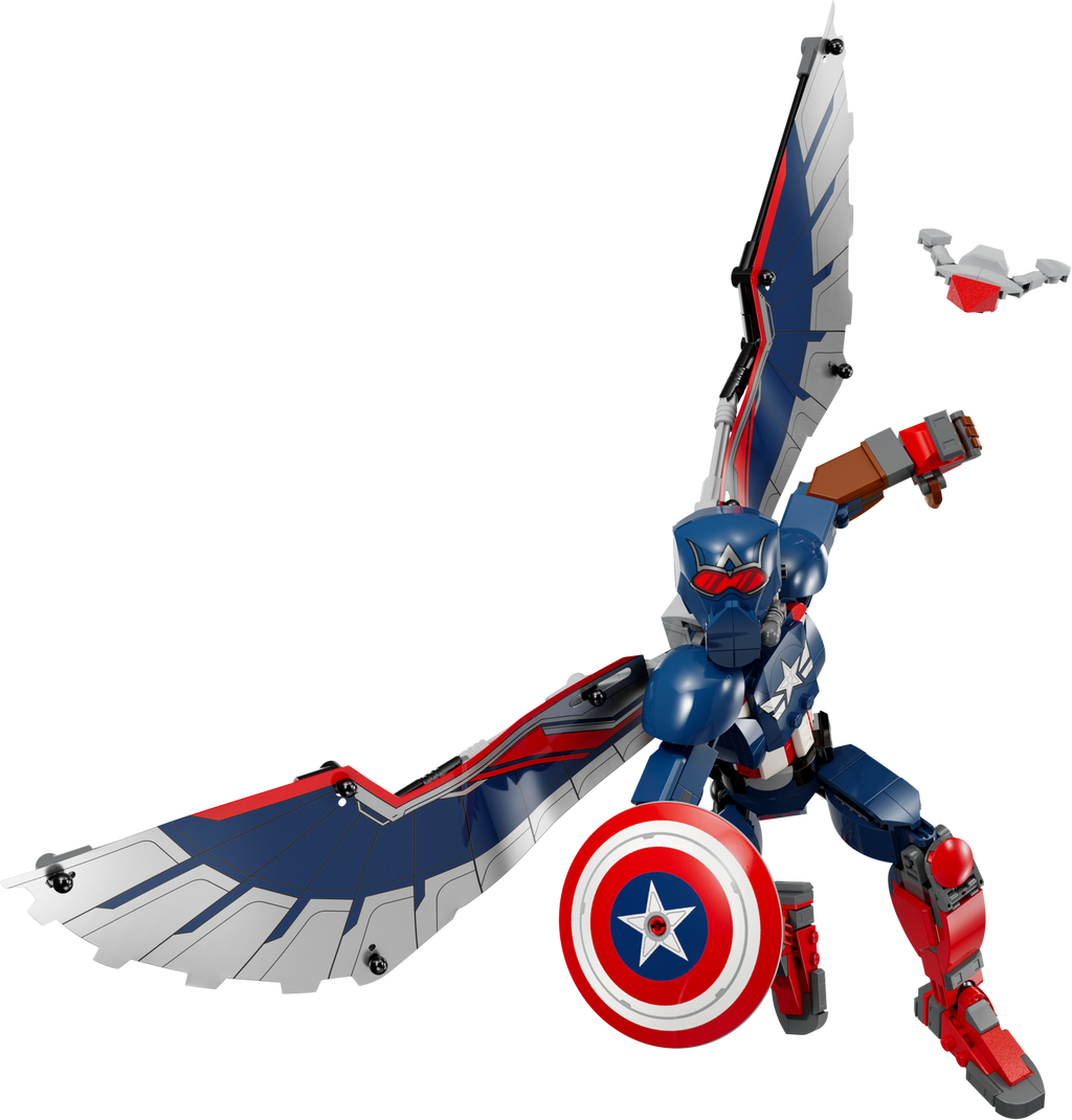 LEGO® Marvel New Captain America Construction Figure - Mô hình lắp ráp nhân vật Captain America - LEGO 76296 - Hình ảnh chi tiết 2