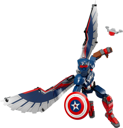 LEGO® Marvel New Captain America Construction Figure - Mô hình lắp ráp nhân vật Captain America - LEGO 76296 - Hình ảnh chi tiết 2