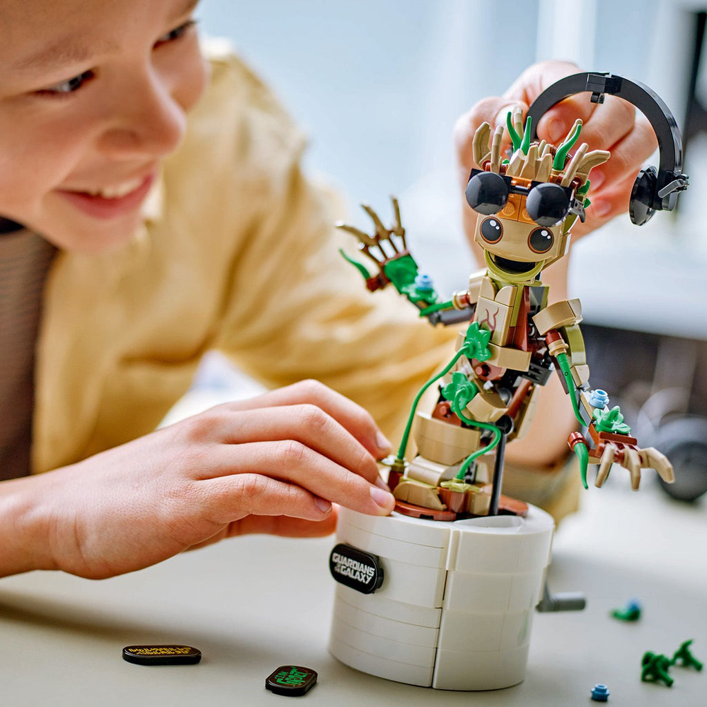 LEGO® Marvel Dancing Groot Mô Hình Groot Nhảy Múa Đồ Chơi Lắp Ráp LEGO 76297 - Hình ảnh bổ sung 6