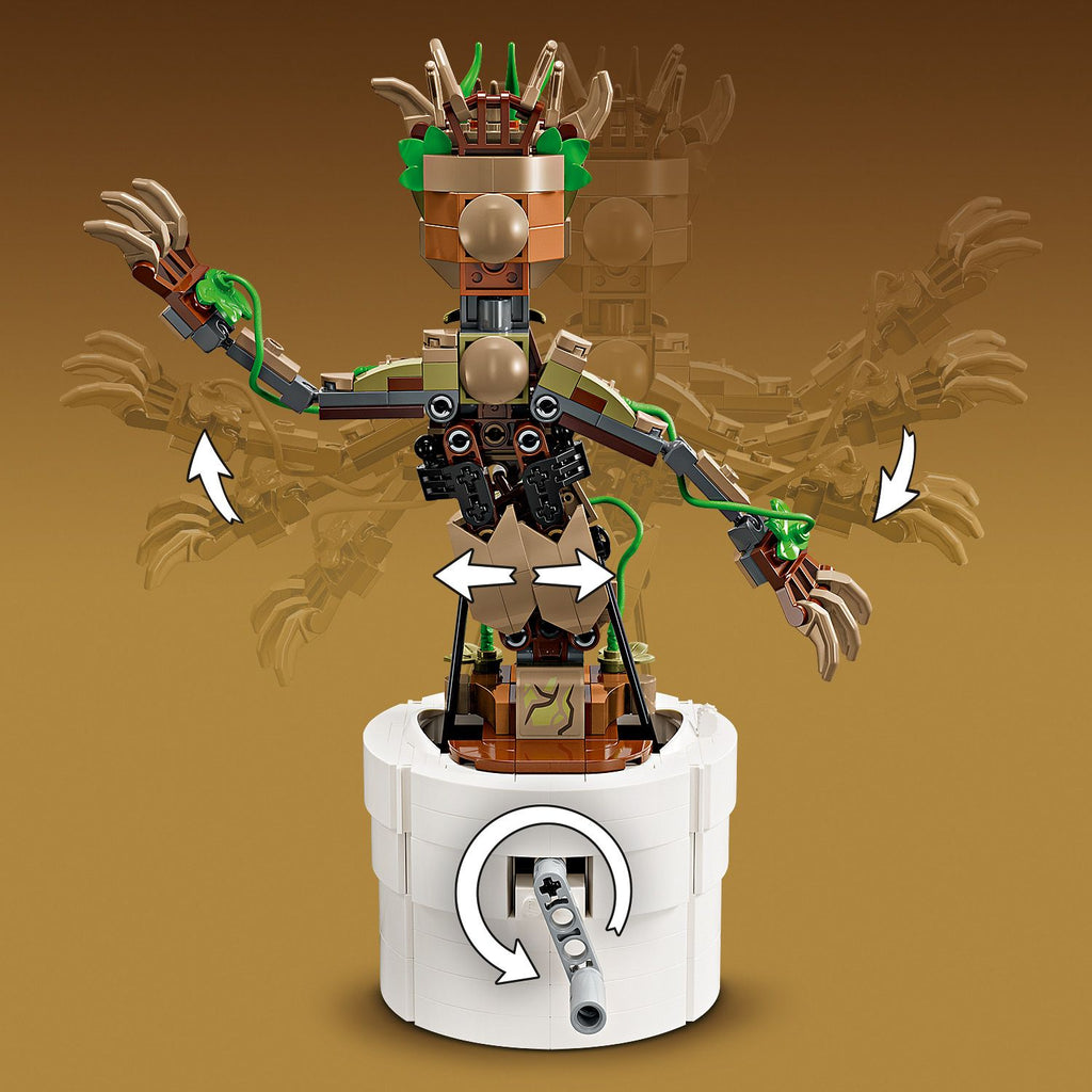 LEGO® Marvel Dancing Groot Mô Hình Groot Nhảy Múa Đồ Chơi Lắp Ráp LEGO 76297 - Hình ảnh bổ sung 7