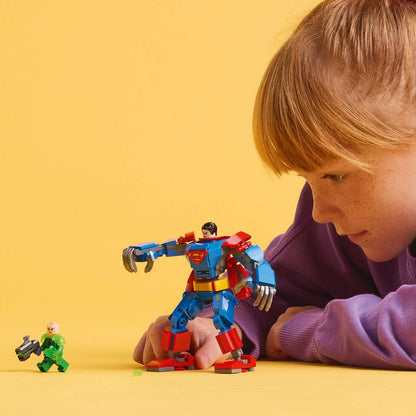 LEGO® DC Superman™ Mech vs. Lex Luthor™ - Bộ Đồ Chơi Lắp Ráp Robot Siêu Anh Hùng 76302 - Góc nhìn khác 3