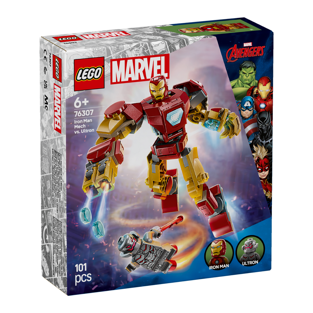 LEGO® Marvel Iron Man Mech vs. Ultron - Bộ Lắp Ráp Robot Chiến Đấu LEGO 76307 - Hình ảnh sản phẩm