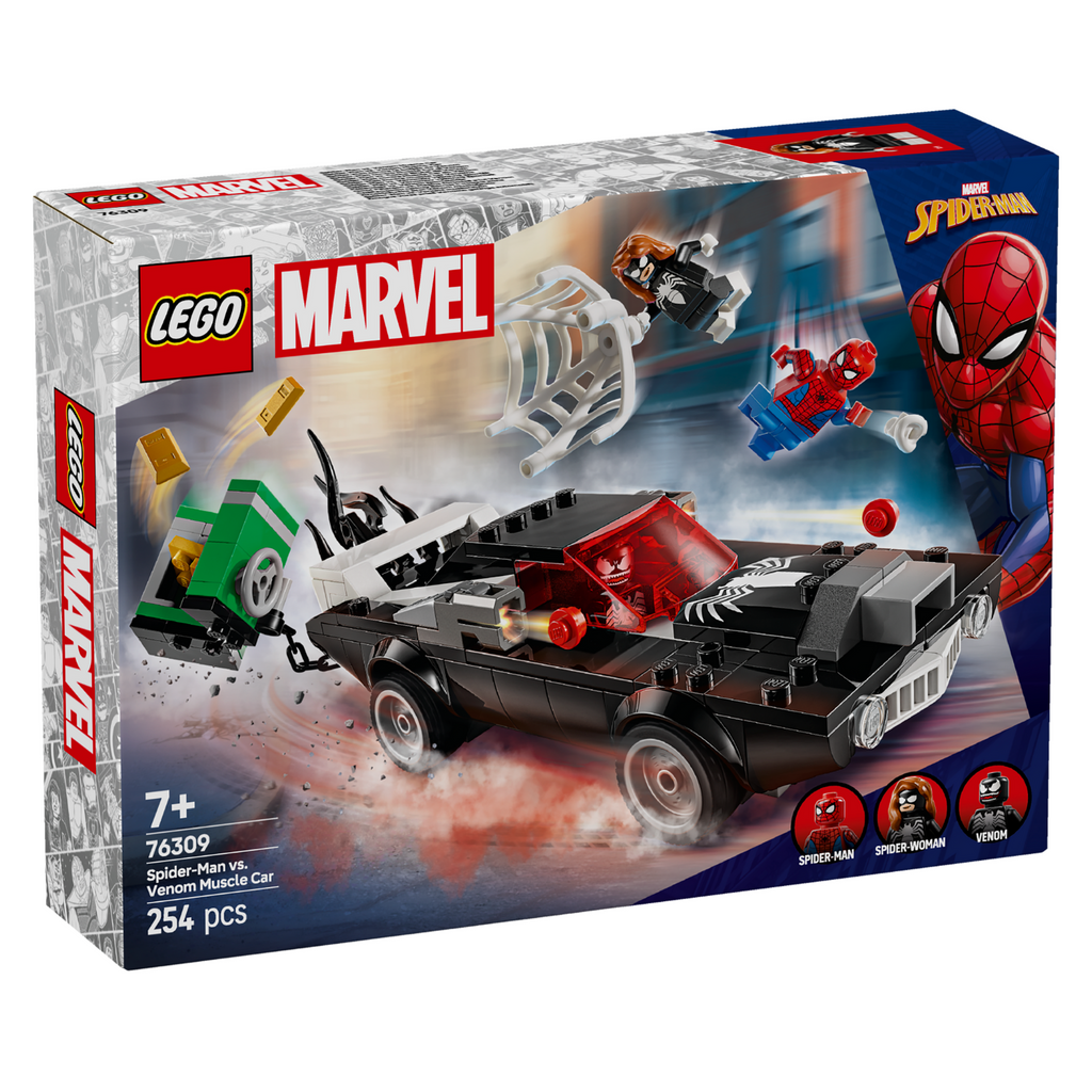 LEGO® Marvel Spider-Man vs. Venom Muscle Car Đồ Chơi Lắp Ráp Xe Cơ Bắp Siêu Anh Hùng LEGO 76309 - Hình ảnh sản phẩm