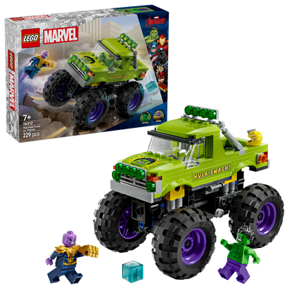 LEGO® Marvel The Hulk Truck vs. Thanos - Đồ chơi lắp ráp Xe tải Hulk vs. Thanos - LEGO 76312
