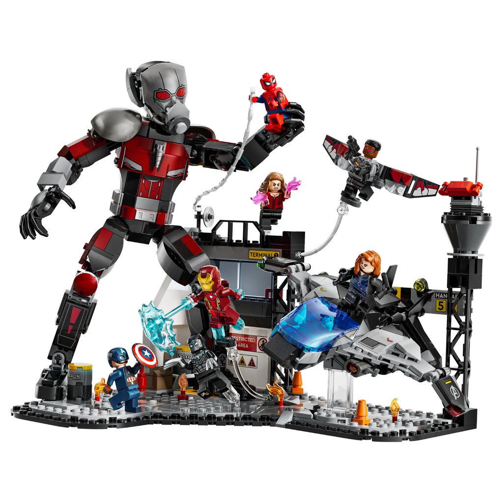 LEGO® Marvel Captain America: Civil War Action Battle - Đồ chơi lắp ráp Trận chiến Nội chiến - LEGO 76314 - Hình ảnh chi tiết 2