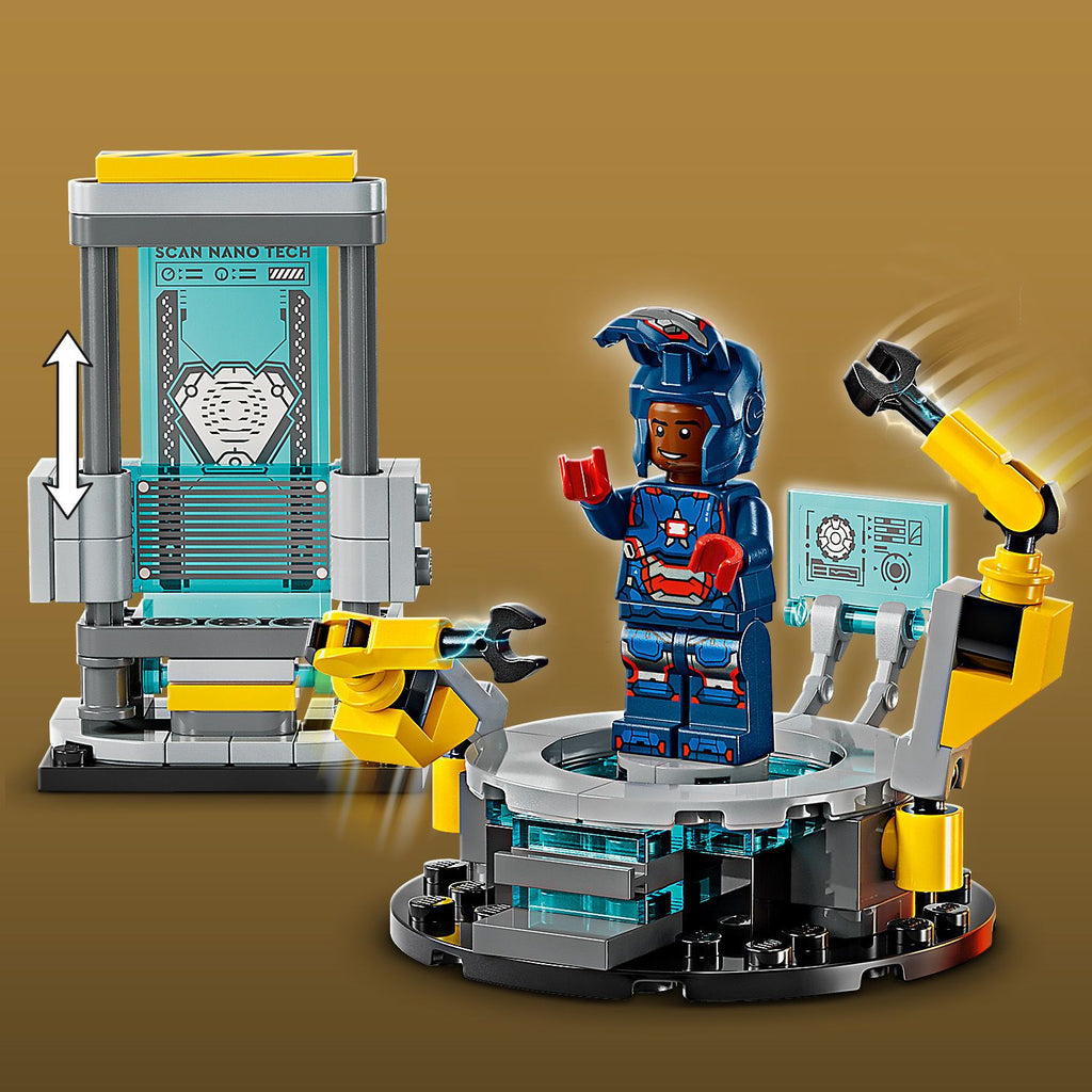 LEGO® Marvel Iron Mans Laboratory: Hall of Armor - Đồ Chơi Lắp Ráp Phòng Thí Nghiệm Iron Man - LEGO 76315 LEGO - ảnh 4 - LEGO