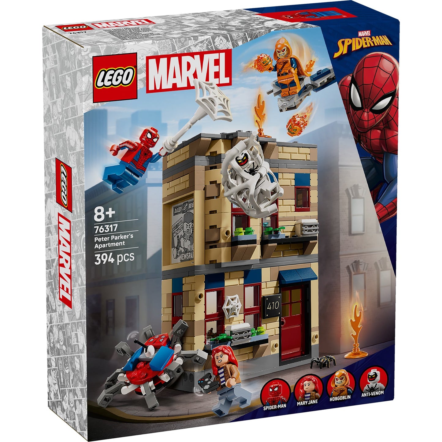 LEGO® Marvel Peter Parker’s Apartment - Đồ Chơi Lắp Ráp Căn Hộ Của Spider-Man - LEGO 76317 - Hình ảnh sản phẩm