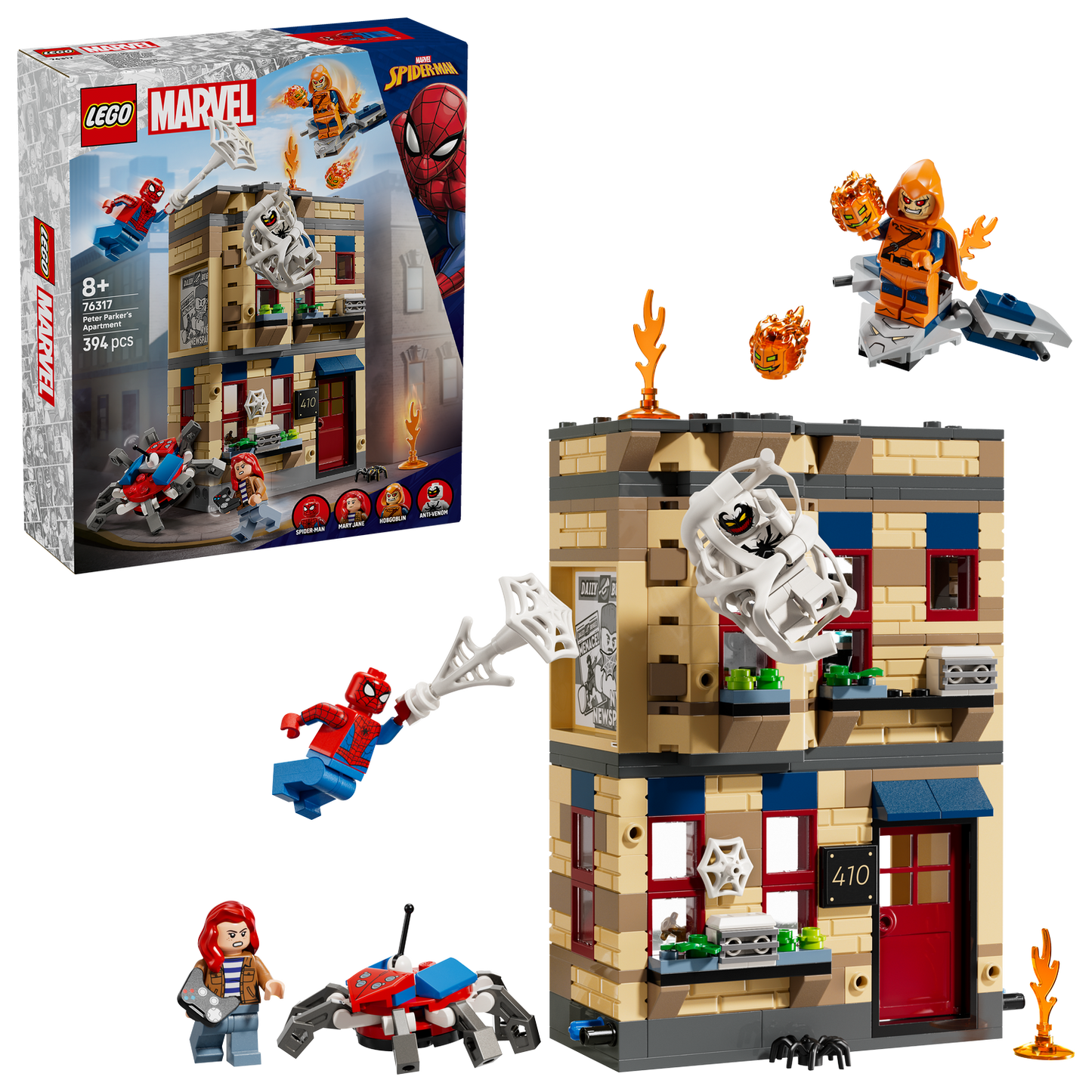 LEGO® Marvel Peter Parker’s Apartment - Đồ Chơi Lắp Ráp Căn Hộ Của Spider-Man - LEGO 76317 LEGO - ảnh 3 - LEGO Building Set