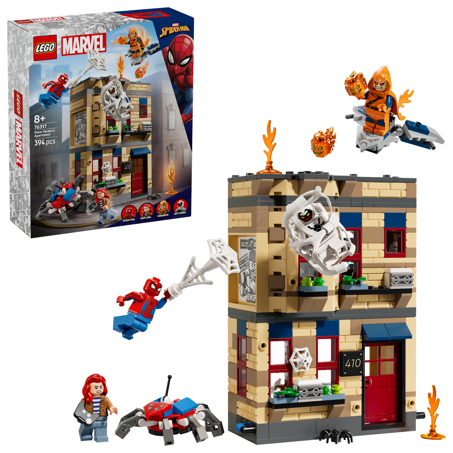 LEGO® Marvel Peter Parker’s Apartment - Đồ Chơi Lắp Ráp Căn Hộ Của Spider-Man - LEGO 76317 LEGO - ảnh 3 - LEGO Building Set