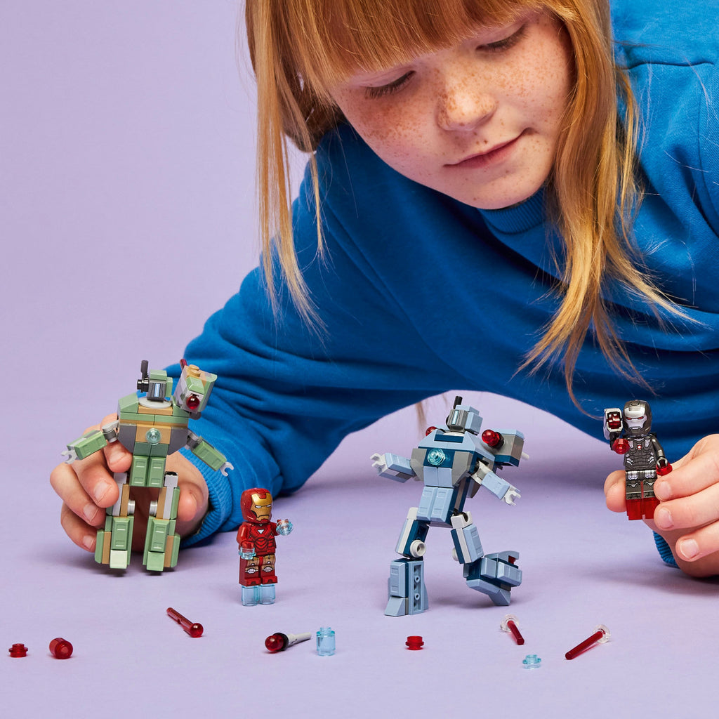 LEGO® Marvel Iron Man & War Machine vs. Hammer Drones - Đồ Chơi Lắp Ráp Siêu Anh Hùng LEGO 76320 - Góc nhìn khác 3