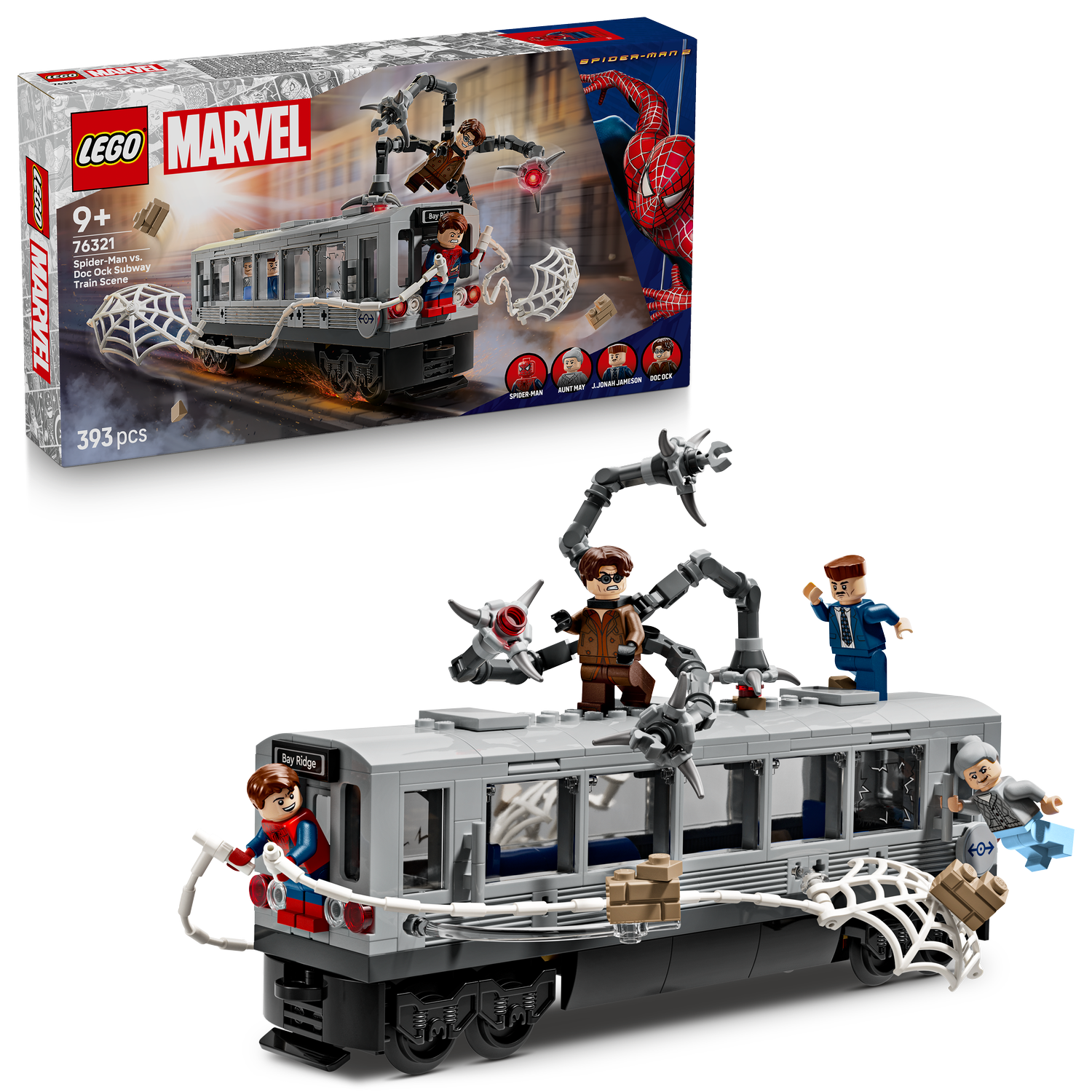 LEGO® Marvel Spider-Man vs. Doc Ock Subway Train Scene - Mô Hình Lắp Ráp Tàu Điện Ngầm Chiến Đấu LEGO 76321 - Hình ảnh bổ sung 9