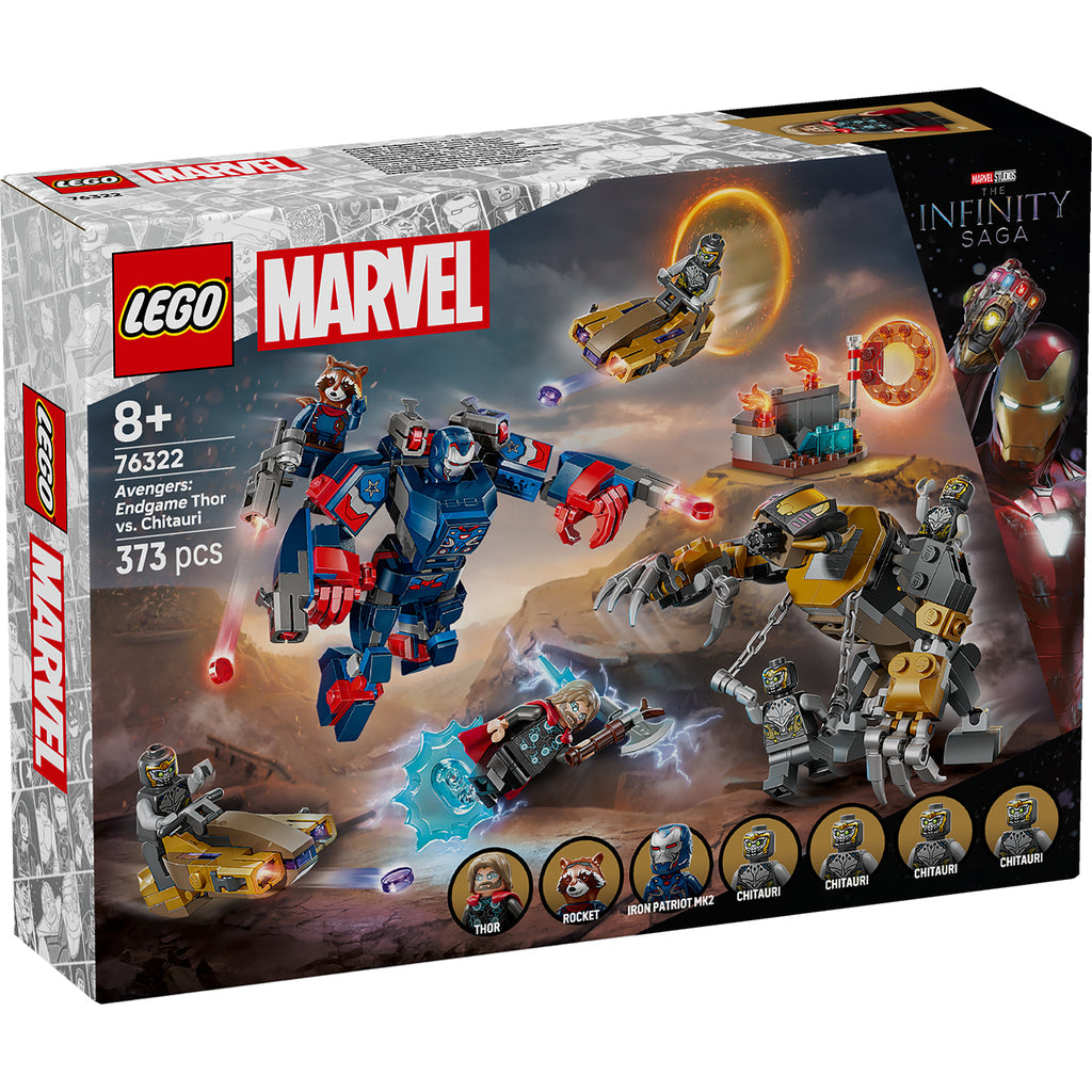 LEGO® Marvel Avengers: Endgame Thor vs. Chitauri - Mô Hình Lắp Ráp Siêu Anh Hùng 76322 - Hình ảnh sản phẩm