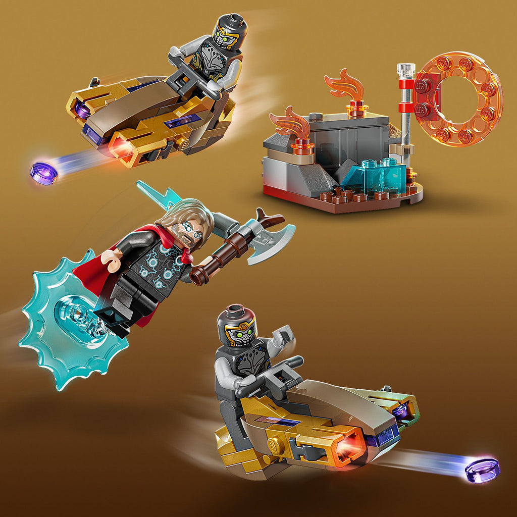 LEGO® Marvel Avengers: Endgame Thor vs. Chitauri - Mô Hình Lắp Ráp Siêu Anh Hùng 76322 - Hình ảnh bổ sung 8