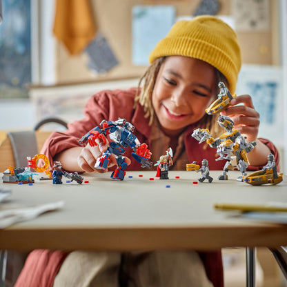 LEGO® Marvel Avengers: Endgame Thor vs. Chitauri - Mô Hình Lắp Ráp Siêu Anh Hùng 76322 - Góc nhìn khác 3