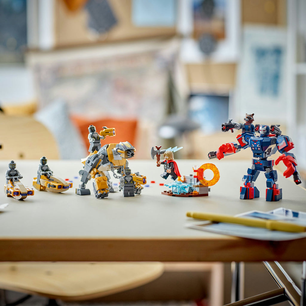 LEGO® Marvel Avengers: Endgame Thor vs. Chitauri - Mô Hình Lắp Ráp Siêu Anh Hùng 76322 - Hình ảnh bổ sung 4