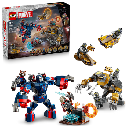 LEGO® Marvel Avengers: Endgame Thor vs. Chitauri - Mô Hình Lắp Ráp Siêu Anh Hùng 76322 - Hình ảnh bổ sung 9