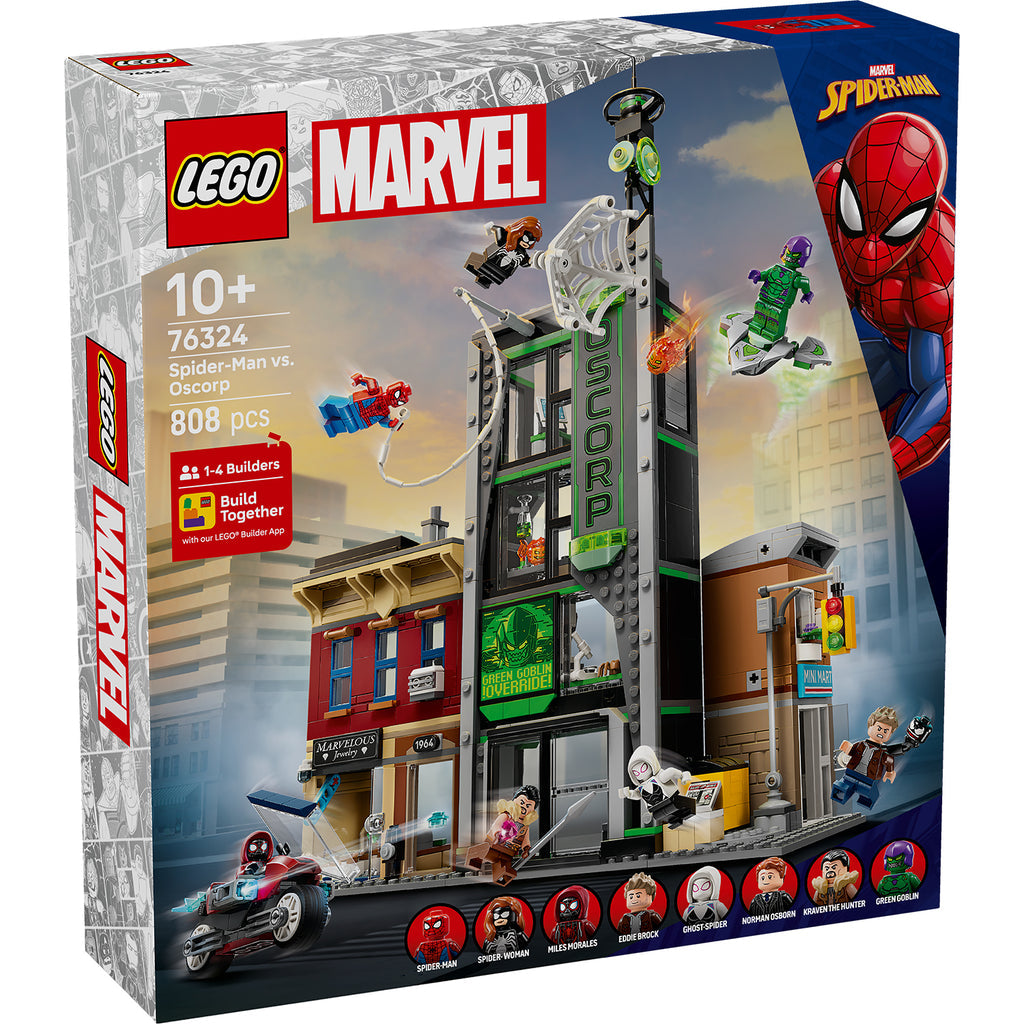 LEGO® Marvel Spider-Man vs. Oscorp - Mô Hình Lắp Ráp Trận Chiến Tại Oscorp 76324 - Hình ảnh sản phẩm