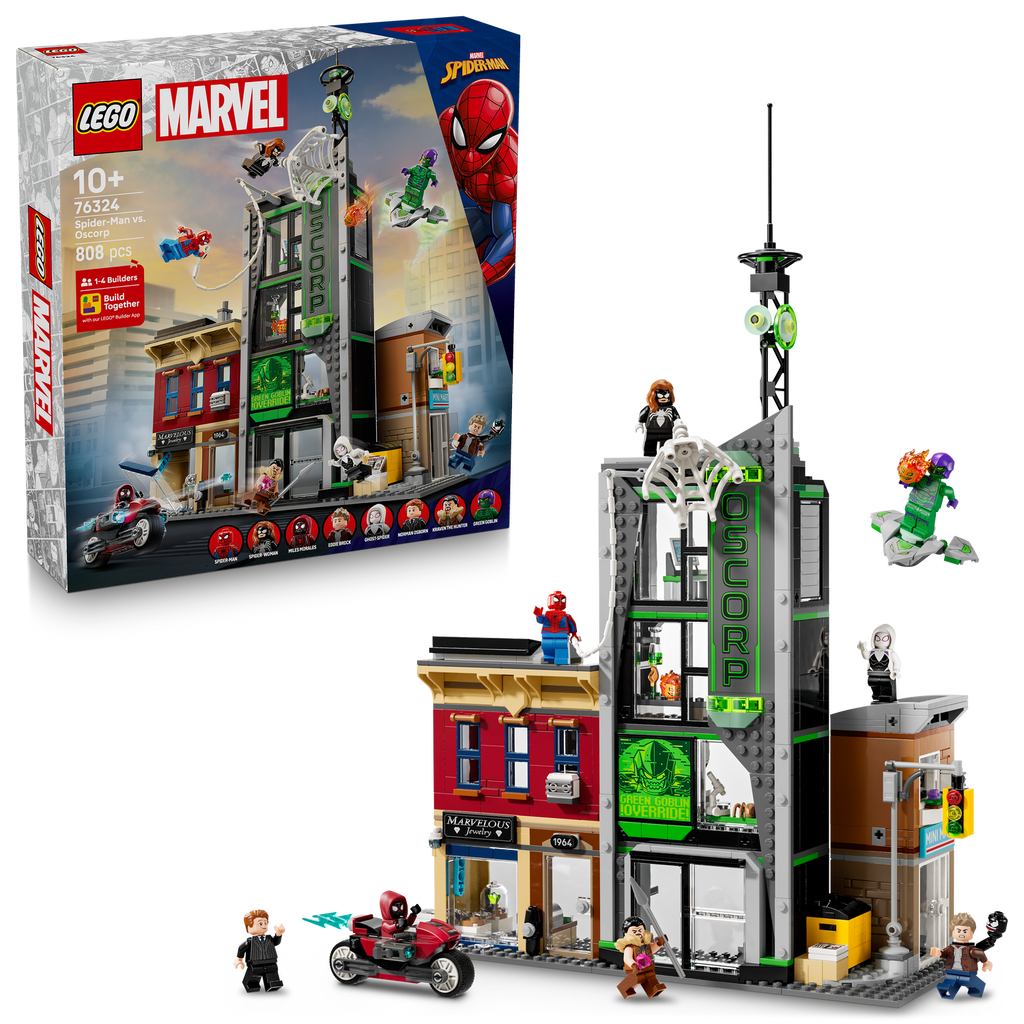 LEGO® Marvel Spider-Man vs. Oscorp - Mô Hình Lắp Ráp Trận Chiến Tại Oscorp 76324 - Hình ảnh bổ sung 8