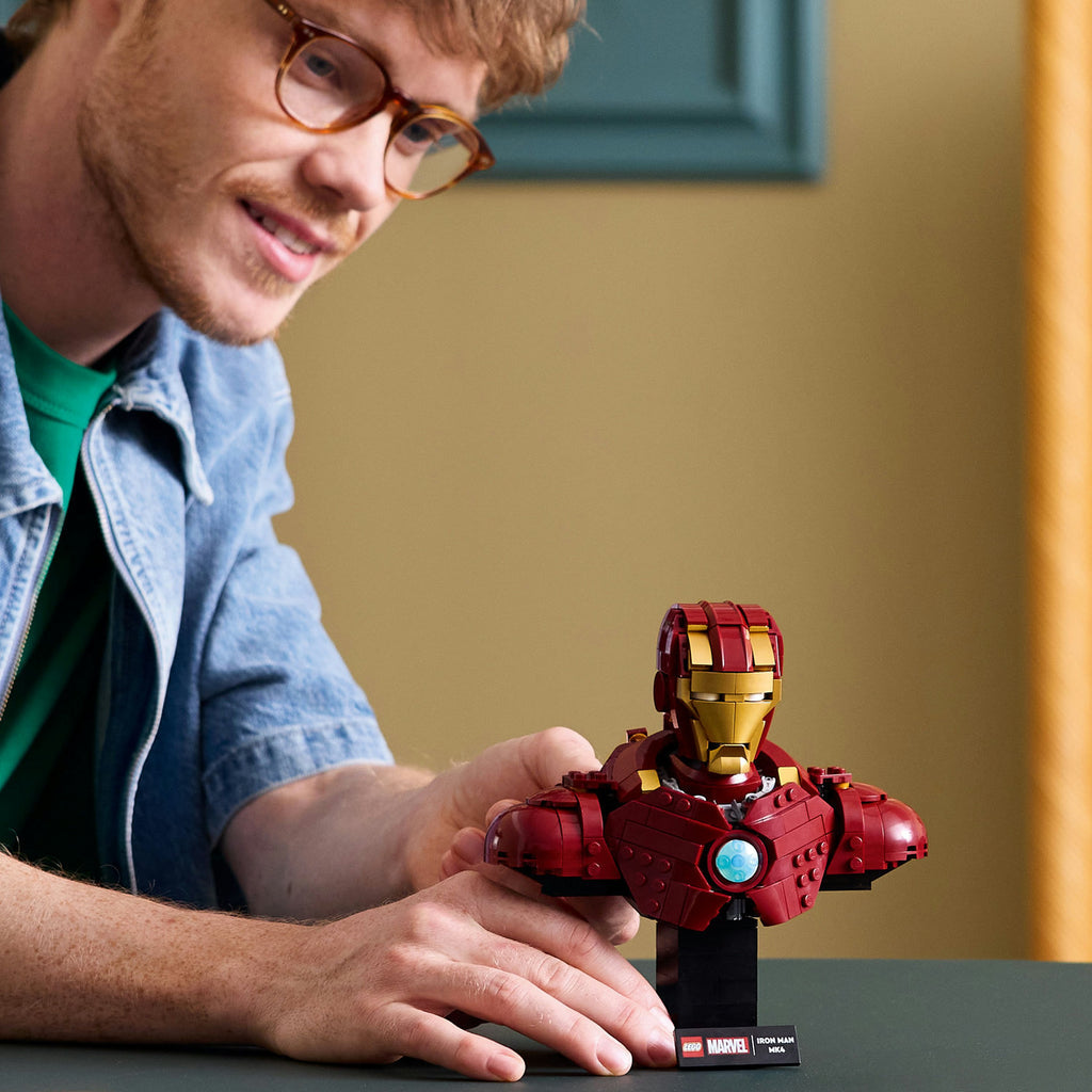 LEGO® Marvel Iron Man MK4 Bust - Mô Hình Lắp Ráp Siêu Anh Hùng - LEGO 76327 - Góc nhìn khác 3