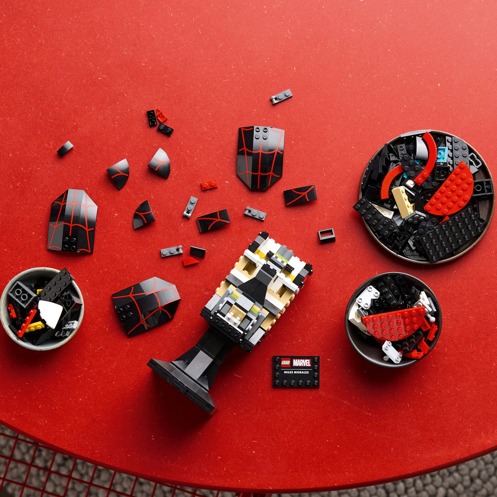 LEGO® Marvel Super Heroes Miles Morales Mask - Mô Hình Mặt Nạ Siêu Anh Hùng - LEGO 76329 - Hình ảnh bổ sung 5