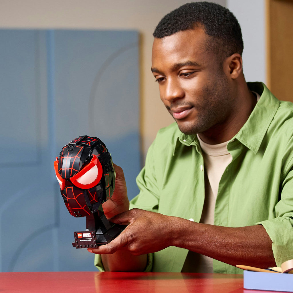 LEGO® Marvel Super Heroes Miles Morales Mask - Mô Hình Mặt Nạ Siêu Anh Hùng - LEGO 76329 - Hình ảnh bổ sung 6