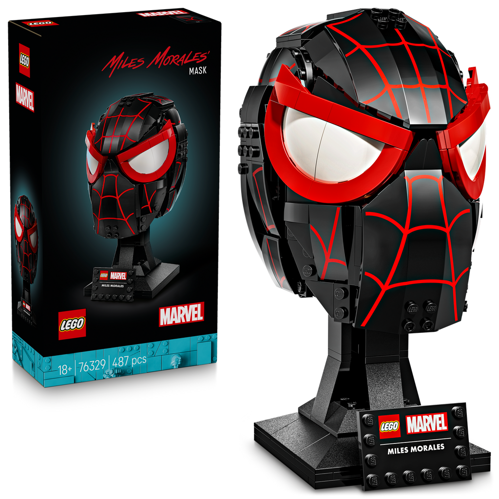 LEGO® Marvel Super Heroes Miles Morales Mask - Mô Hình Mặt Nạ Siêu Anh Hùng - LEGO 76329