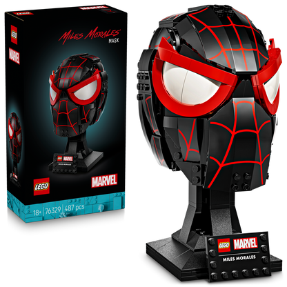LEGO® Marvel Super Heroes Miles Morales Mask - Mô Hình Mặt Nạ Siêu Anh Hùng - LEGO 76329